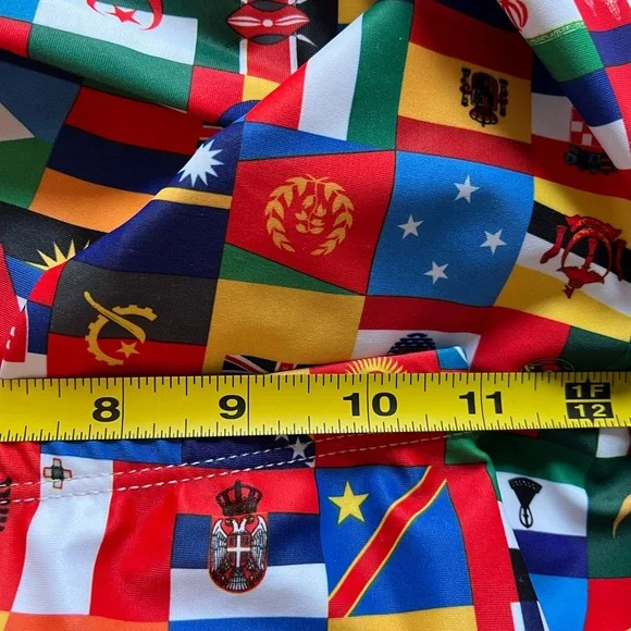 NWT: Natalie Dancewear world flag leggings - Picture 6 of 7